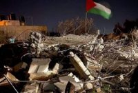 یورش بولدوزرهای صهیونیست‌ها به خانه دو اسیر فلسطینی در جنین