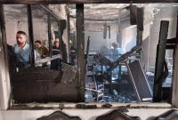 ۴۱ کشته در آتش سوزی در یک کلیسا در مصر + فیلم