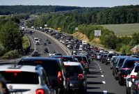 ۹۱۷ کیلومتر راهبندان؛ سفرهای تابستانی جاده‌ها و بزرگراه‌های فرانسه را قفل کرد