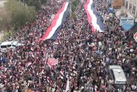 آغاز راهپیمایی گسترده یمنی‌ها به مناسبت سالروز انقلاب ۲۱ سپتامبر