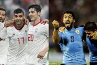 اروگوئه با تمام ستارگان مقابل ایران+عکس اروگوئه با تمام ستارگان مقابل ایران+عکس
