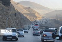 ترافیک سنگین خودروها در محور ایلام – مهران