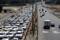 ترافیک سنگین در ازادراه تهران – کرج – قزوین