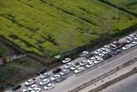 ترافیک محورهای ارتباطی مازندران سنگین اعلام شد