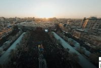 تصاویر ویژه هوایی از کربلای معلی در اربعین حسینی (ع)