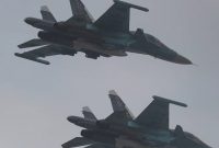 حملات دقیق بمب‌افکن‌های «سوخو-۳۴» روسیه  به اهداف اوکراینی