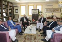 دیدار حامد کرزی با سفیر ایران در کابل