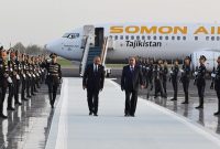 رئیس جمهور تاجیکستان وارد ازبکستان شد