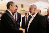 رئیس دفتر سیاسی حماس با وزیر خارجه روسیه ملاقات کرد