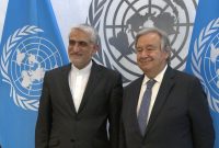 سفیر جدید ایران در سازمان ملل استوارنامه خود را تقدیم گوترش کرد