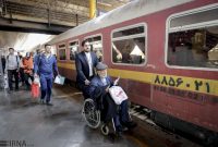 سومین قطار فوق العاده یزد زائران اربعین را به خرمشهر می‌برد