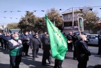 عزاداری خادمیاران رضوی البرز در سوگ شهادت ضامن آهو عزاداری خادمیاران رضوی البرز در سوگ شهادت ضامن آهو