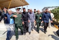 فرمانده کل سپاه پاسداران انقلاب اسلامی از گذرگاه مرزی شلمچه بازدید کرد