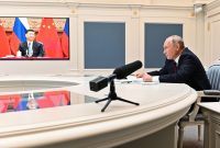 نشست مشترک روسای جمهور چین و روسیه در ازبکستان