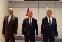 نشست مشترک وزرای خارجه ایران، روسیه و ترکیه در نیویورک
