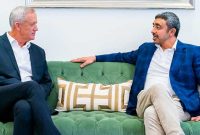 وزیر خارجه امارات با بنی‌ گانتز در تل‌آویو دیدار کرد