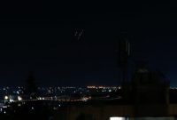 پدافند هوایی سوریه با اهدافی متخاصم در آسمان دمشق مقابله کرد