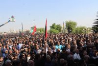 پیاده روی ۱۰۰ هزار نفری اربعین در دزفول برگزار شد