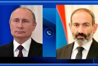 گفت‌وگوی تلفنی پاشینیان و پوتین به دنبال درگیری مرزی ارمنستان و جمهوری آذربایجان