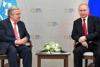 گفتگوی گوترش و پوتین درباره صادرات کود روسیه و نیروگاه اتمی اوکراین  
