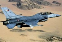 یک فروند جنگنده در اردن سقوط کرد