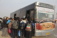 ۵۰ دستگاه اتوبوس برای انتقال زایران اربعین به شلمچه عراق اعزام شد