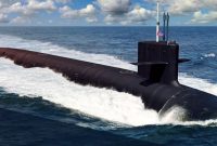 استقرار یک زیردریایی هسته‌ای آمریکا در دریای عرب