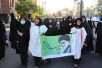 اهالی ولایی شمیرانات با شعار” زن، حجاب، امنیت” اغتشاشات اخیر را محکوم کردند