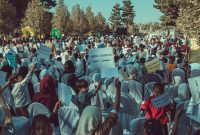 جشن هزاران نفر میلاد‌النبی(ص) در کابل: دانش‌آموزان افغانستانی فریاد «افغانستان متحد» سر دادند + تصاویر