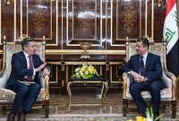 دیدار رئیس اقلیم کردستان با نماینده آمریکا