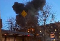 سقوط مرگبار جنگنده روس روی منزل مسکونی+فیلم