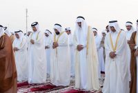 قطری‌ها با حضور امیر و سران کشوری، نماز باران خواندند