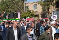 مردم سبزوار در دفاع از آرمانهای انقلاب راهپیمایی کردند مردم سبزوار در دفاع از آرمانهای انقلاب راهپیمایی کردند