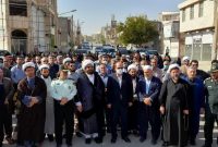 مرزنشینان قصرشیرین رفتارهای هنجارشکنانه و جنایت تروریستی حرم شاهچراغ (ع) را محکوم کردند