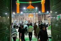 مه‌گرفتگی در حرم امامین عسکریین (ع)+تصاویر