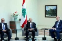نشست سران لبنان برای بررسی پیش‌نویس پیشنهادی توافق ترسیم مرزهای دریایی