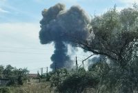 هواپیمای نظامی روسیه در کریمه آتش گرفت