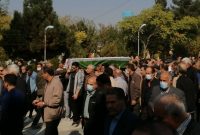 پیکر مطهر جانباز شهید دفاع مقدس در کرج تشییع شد