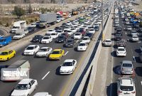 کاهش ۸.۶ درصدی تردد در محورهای برون‌شهری نسبت به روز قبل