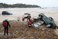 یک کشته و وارد آمدن خسارات مالی بر اثر طغیان دریا در کرت یونان