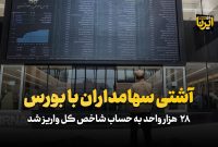 آشتی سهامداران با بورس