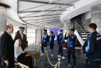 بازدید تیم ملی فوتبال نیکاراگوئه از برج میلاد