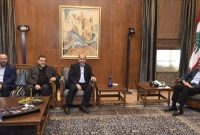 تأکید هیأت حماس بر اجرای بیانیه الجزایر در دیدار با رئیس پارلمان لبنان