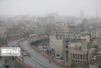 تداوم آلودگی هوای قزوین برای گروه‌های حساس
