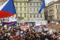 تظاهرات مردم جمهوری چک علیه افزایش سرسام‌آور انرژی