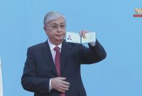 توکایف دوره جدید ریاست جمهوری خود در قزاقستان را آغاز کرد توکایف دوره جدید ریاست جمهوری خود در قزاقستان را آغاز کرد