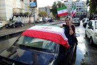 حرکت کاروان شادی ایرانیان در خیابان های دمشق 