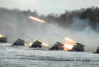 حمله نیروهای روسی به نظامیان اوکراین در رودخانه دنیپر