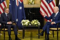 رهبران آمریکا و استرالیا در مورد مشارکت در توافق آکوس گفت و گو کردند