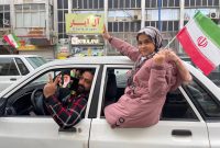 شادی مردم ارومیه پس از پیروزی تیم ملی فوتبال مقابل ولز +فیلم
